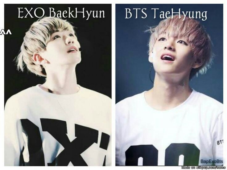 Detail Foto V Bts Dan Baekhyun Exo Nomer 43