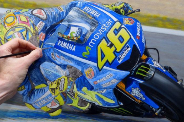 Detail Foto Valentino Rossi Keren Nomer 48