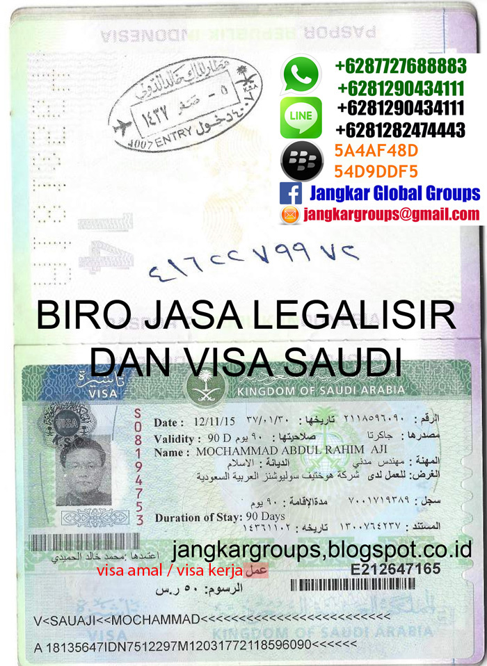 Detail Foto Visa Arab Saudi Nomer 33
