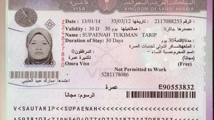 Detail Foto Visa Arab Saudi Nomer 37