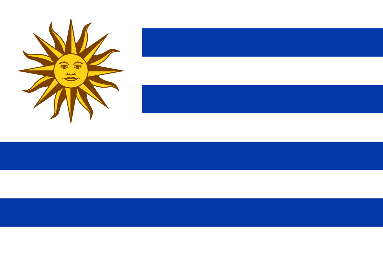 Uruguay Flag Vector - KibrisPDR