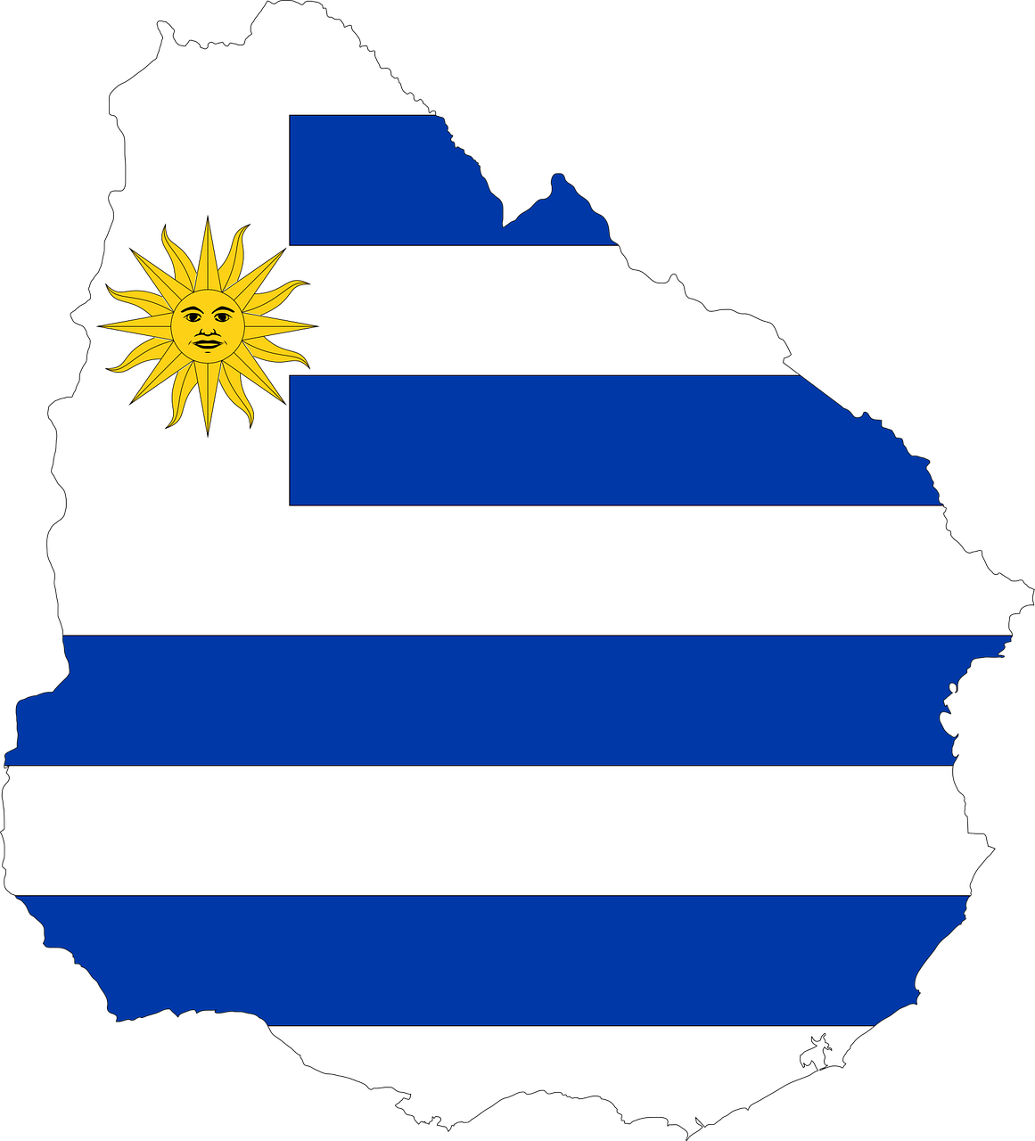 Detail Uruguay Flag Vector Nomer 21