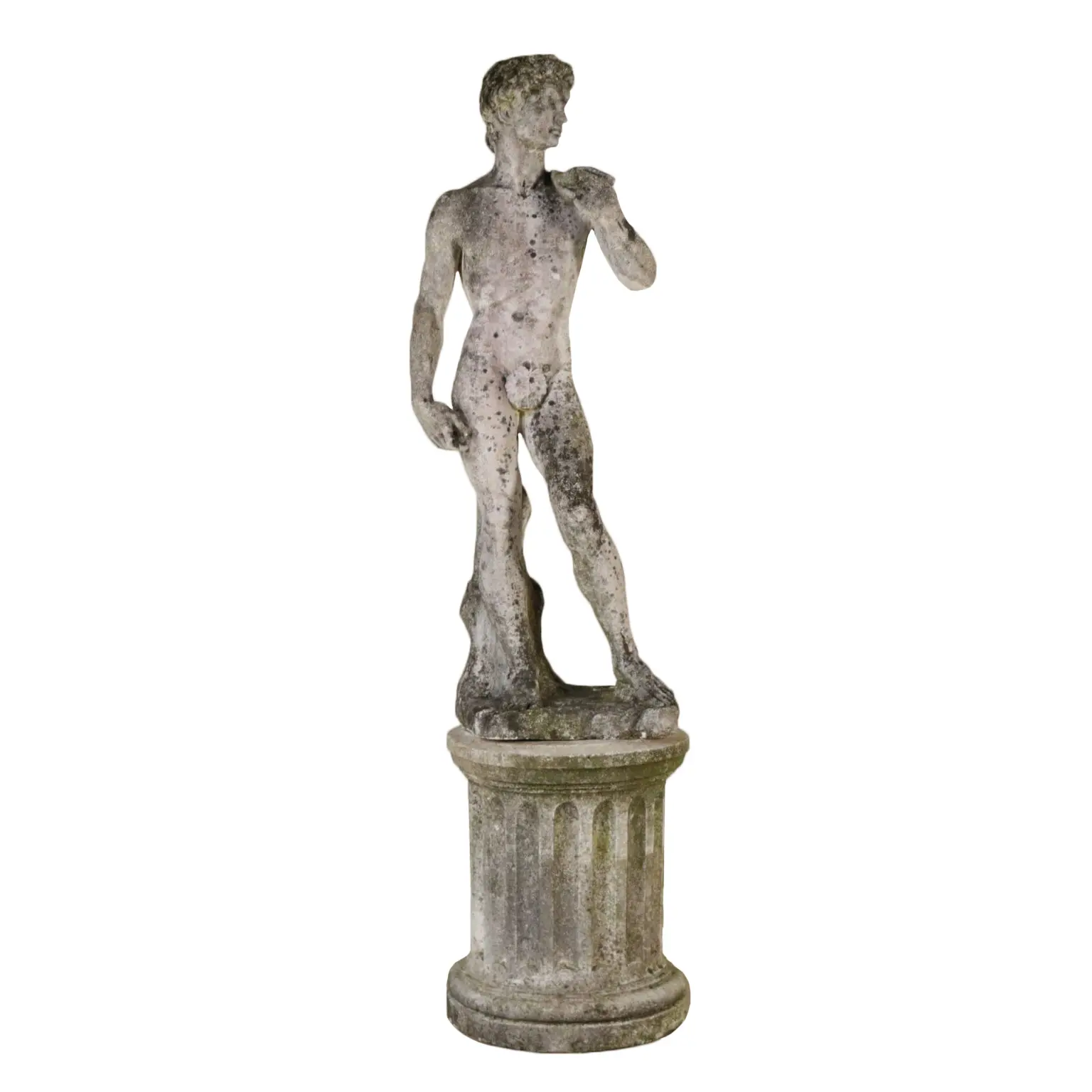 Detail David Statue Garten Nomer 2