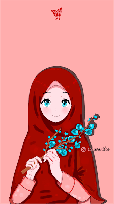 Detail Foto Wallpaper Kartun Muslimah Nomer 14