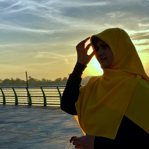 Detail Foto Wanita Berhijab Sunset Nomer 51