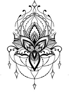 Detail Mandala Hand Tattoo Vorlage Nomer 19