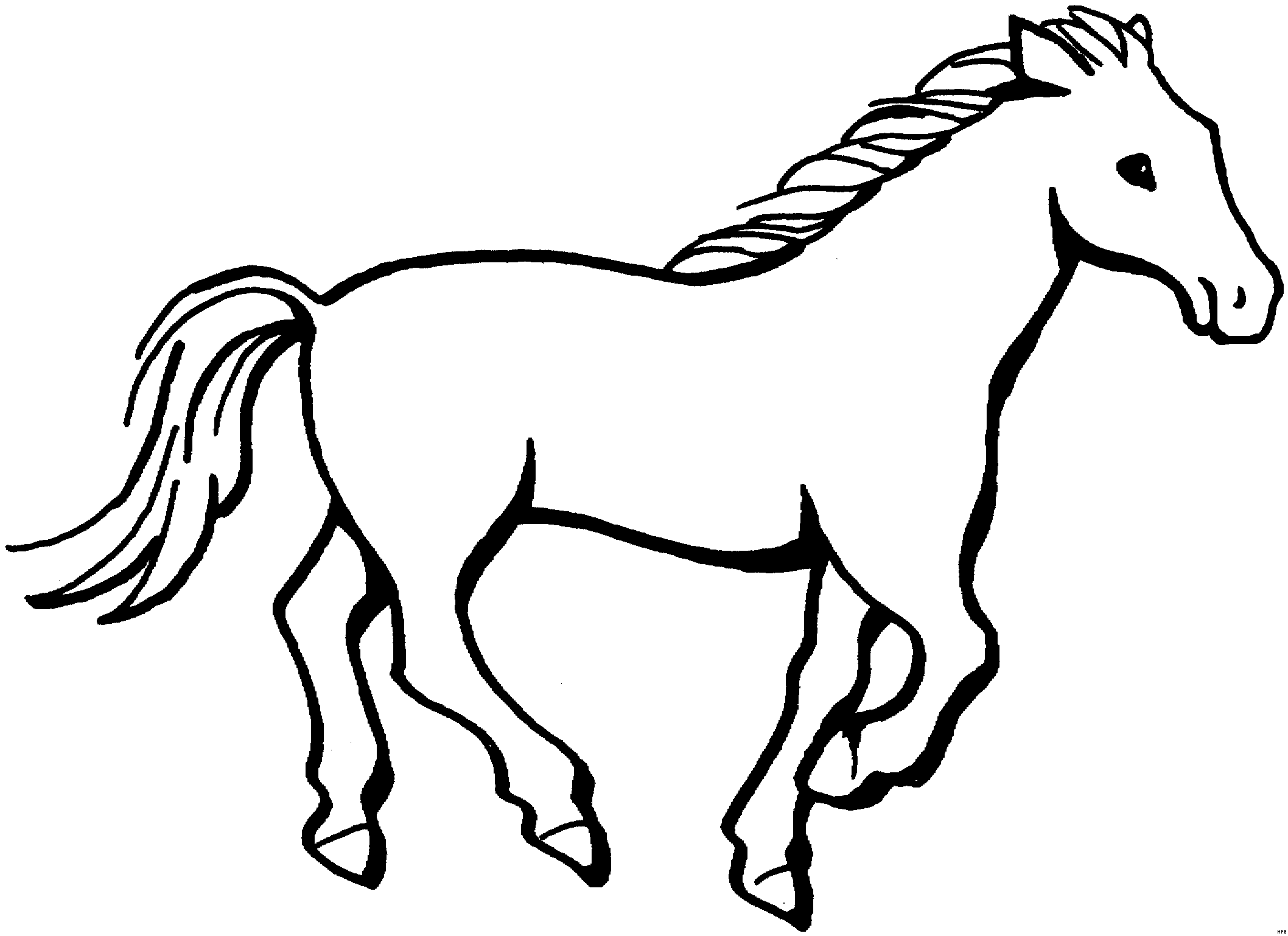 Pferdezeichnungen Zum Ausmalen - KibrisPDR