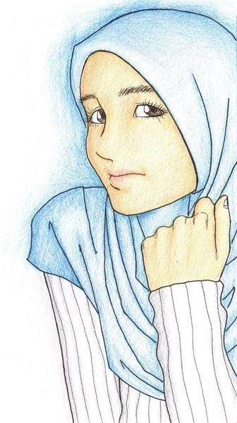 Detail Foto Wanita Hijab Cantik Kartun Nomer 15