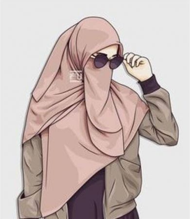 Detail Foto Wanita Hijab Cantik Kartun Nomer 39