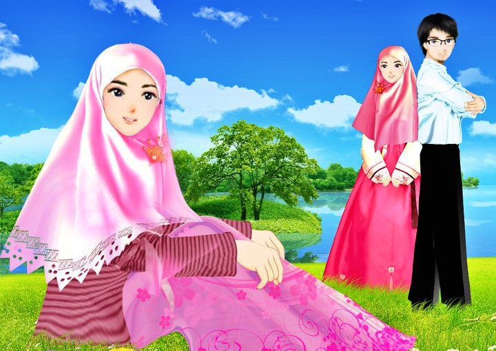 Detail Foto Wanita Hijab Cantik Kartun Nomer 47