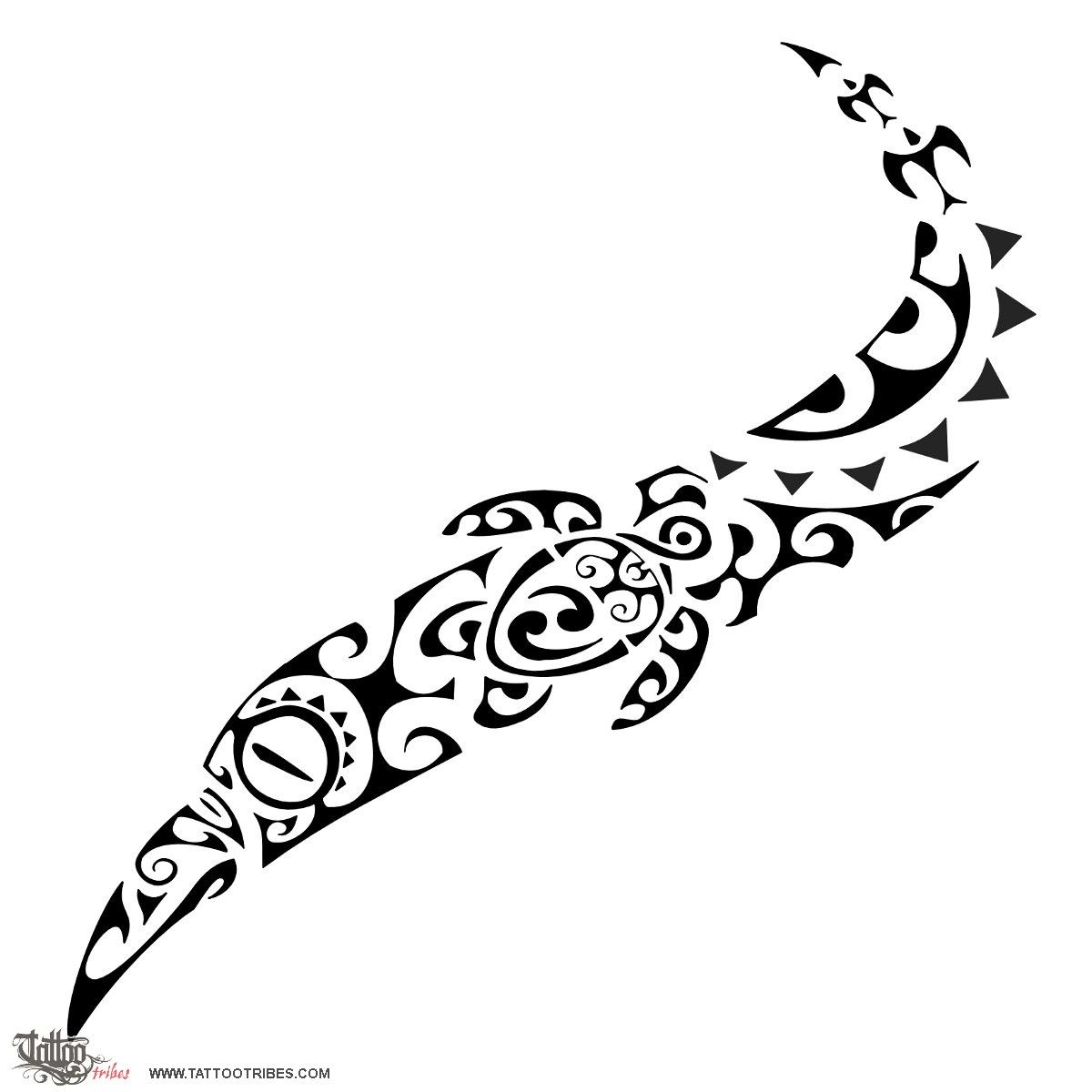 Maori Tattoo Mit Schriftzug - KibrisPDR