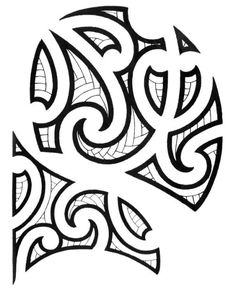 Detail Maori Tattoo Mit Schriftzug Nomer 4