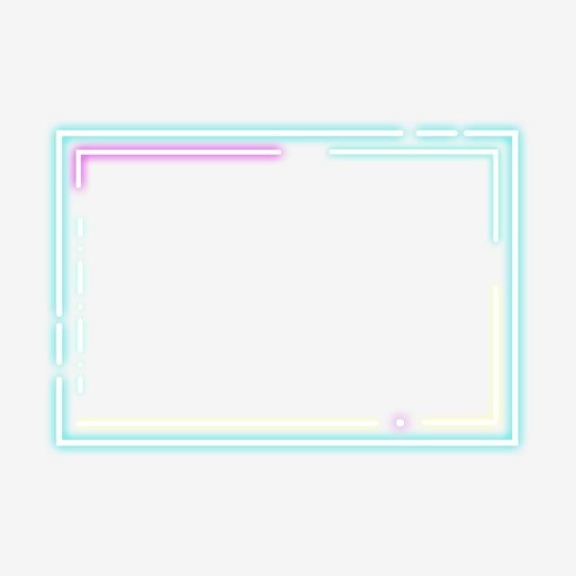 Detail Neon Frames Png Nomer 3