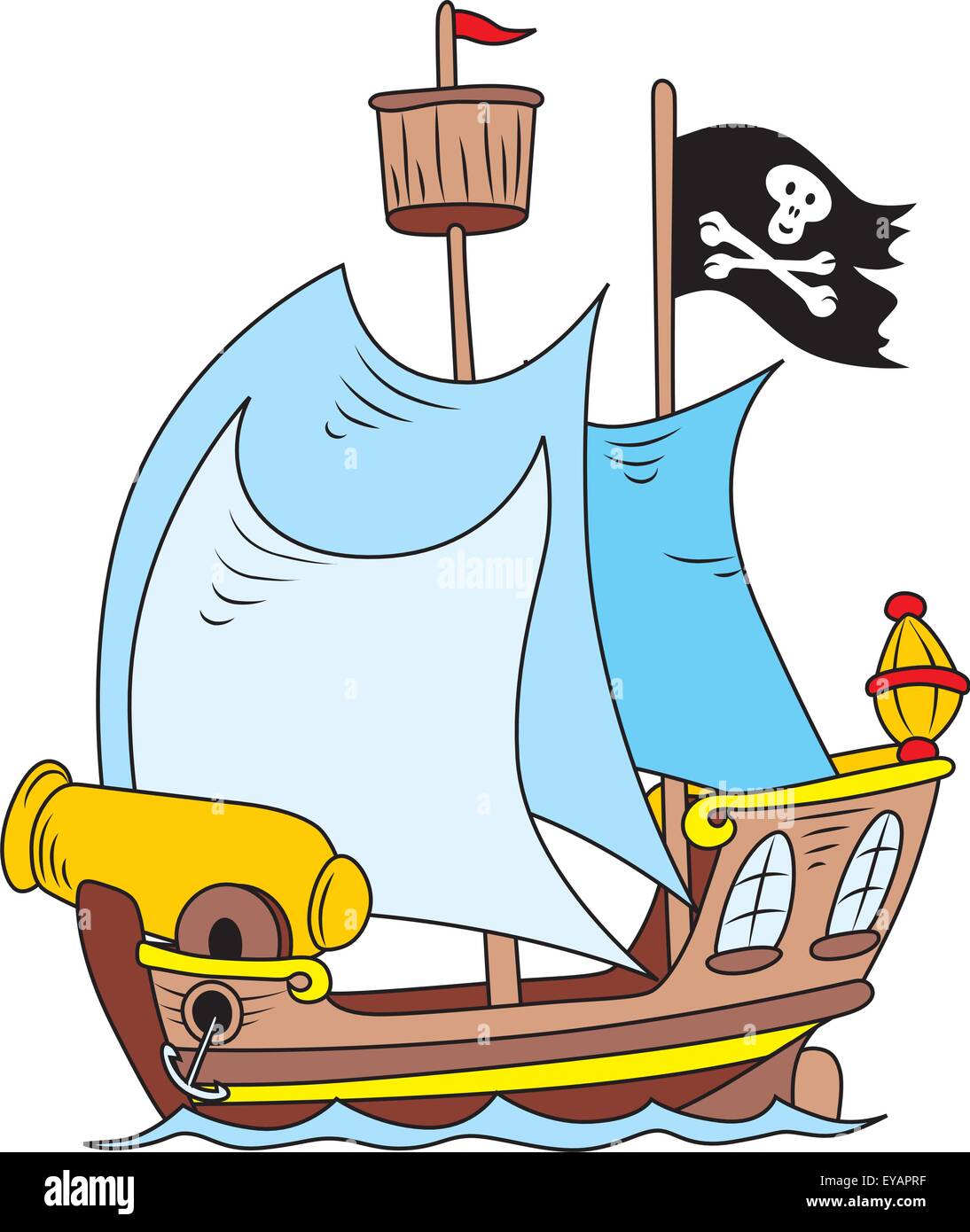 Detail Pirate Ship Cartoon Images Nomer 13