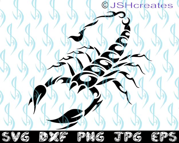 Detail Scorpion Font Nomer 5