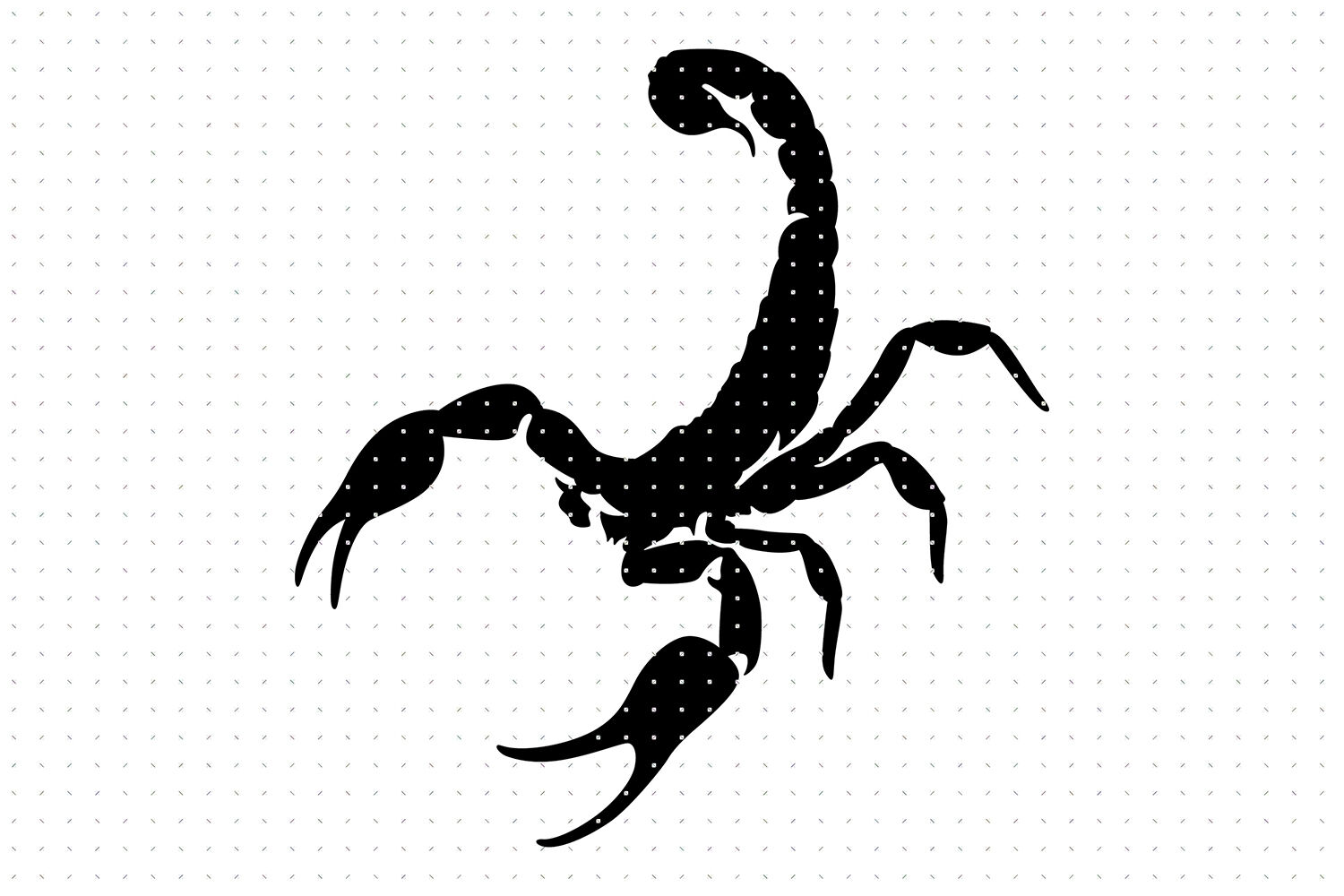 Detail Scorpion Font Nomer 6