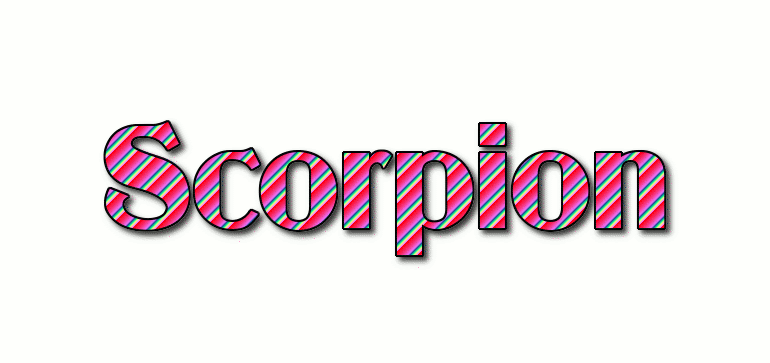 Detail Scorpion Font Nomer 13