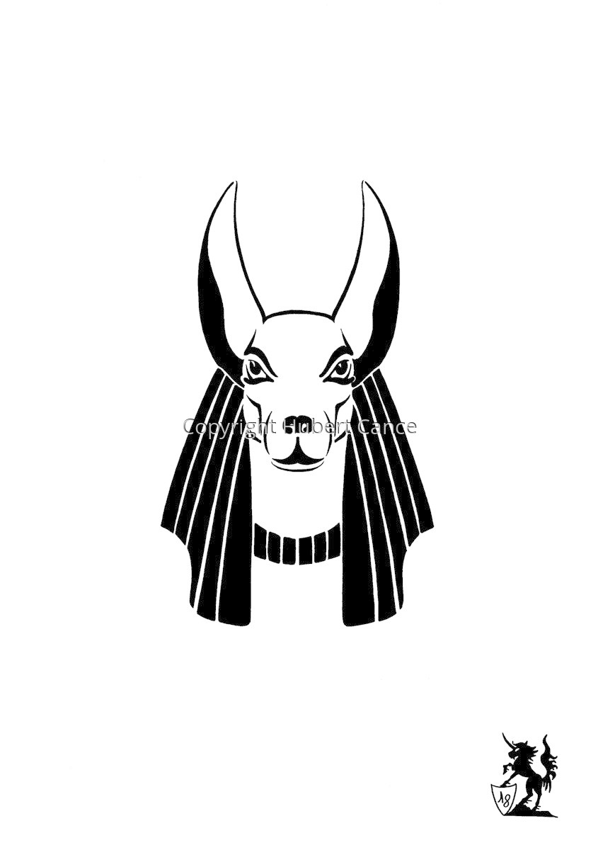 Detail Anubis Drawing Nomer 14