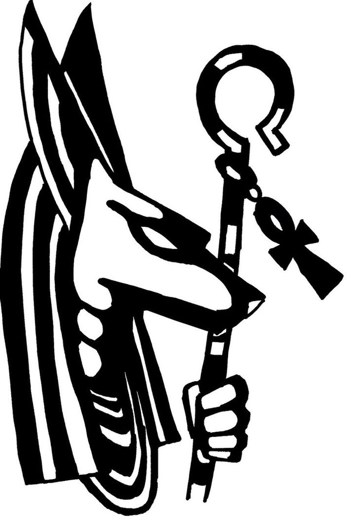 Detail Anubis Drawing Nomer 5
