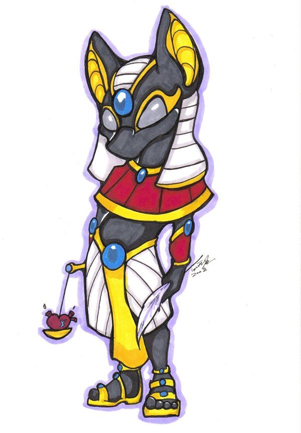 Detail Anubis Drawing Nomer 8