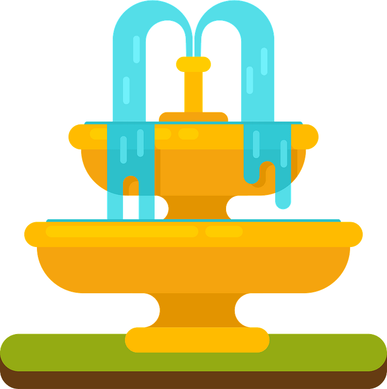 Detail Fountain Clipart Nomer 28