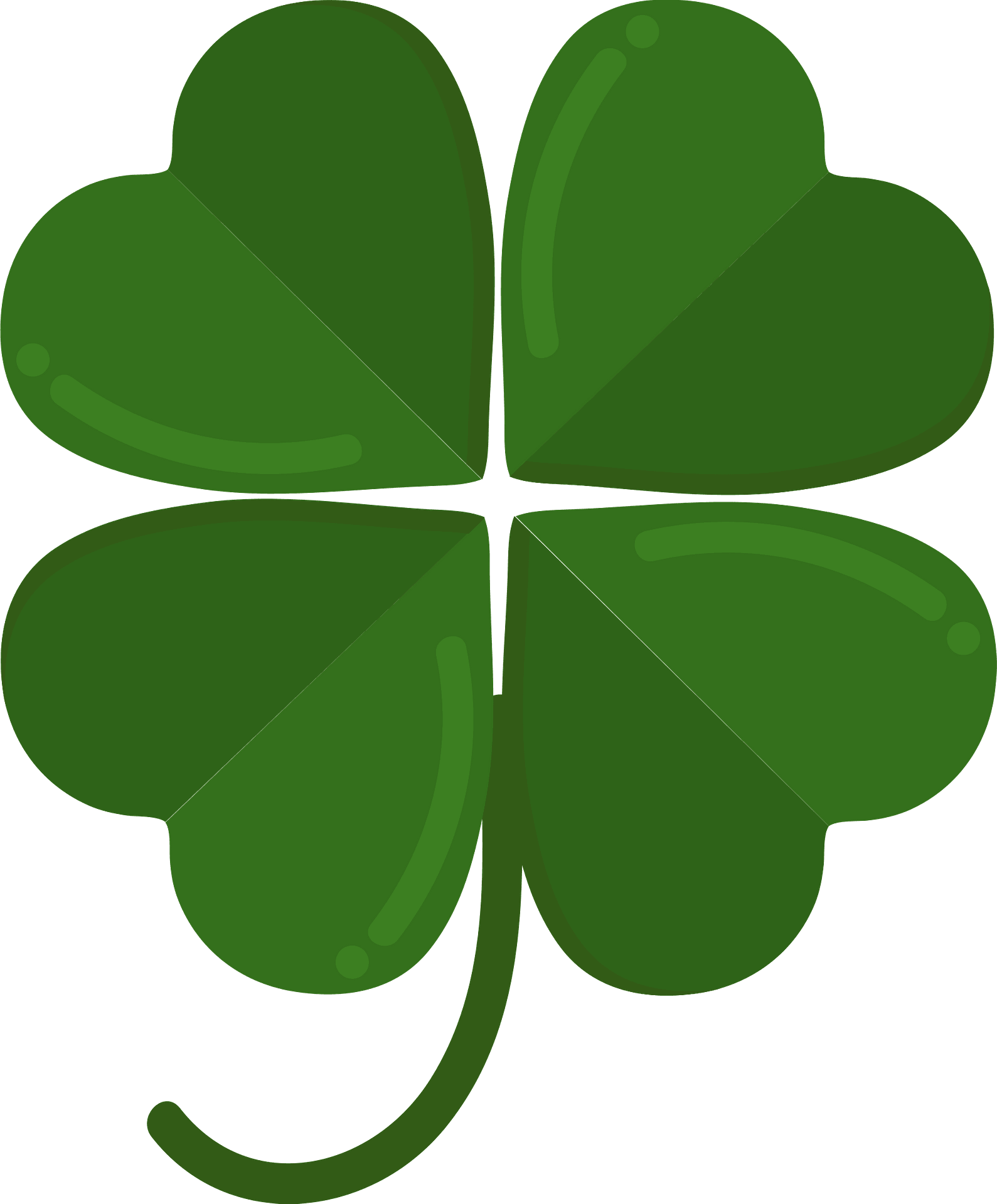 Detail Four Leaf Clover Images Clip Art Nomer 9