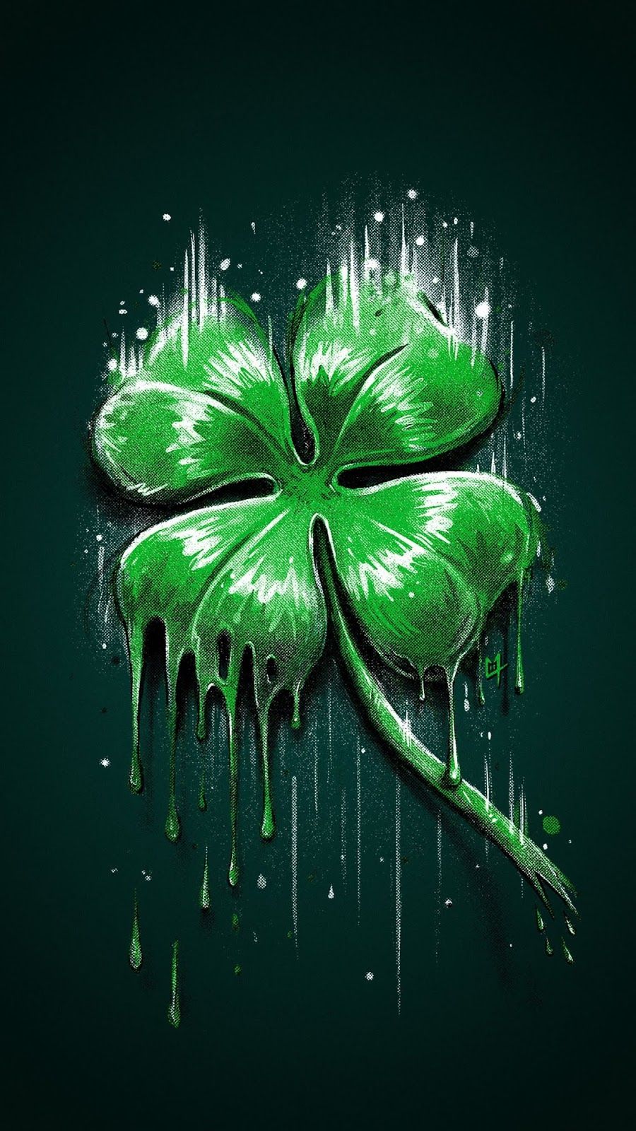 Detail Four Leaf Clover Iphone Wallpaper Nomer 27