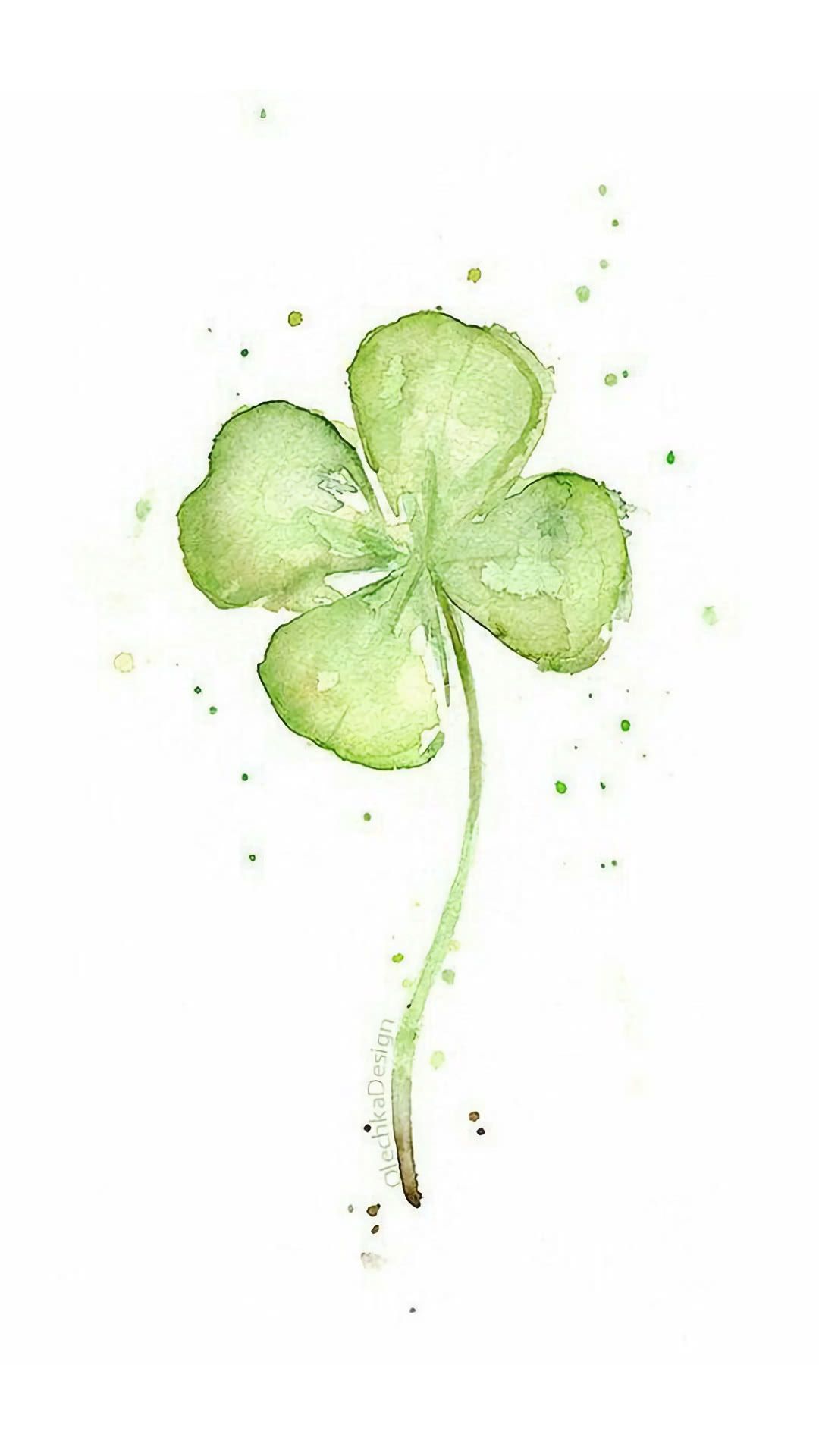 Detail Four Leaf Clover Wallpaper For Iphone Nomer 3