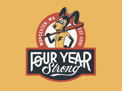 Detail Four Year Strong Logo Nomer 8