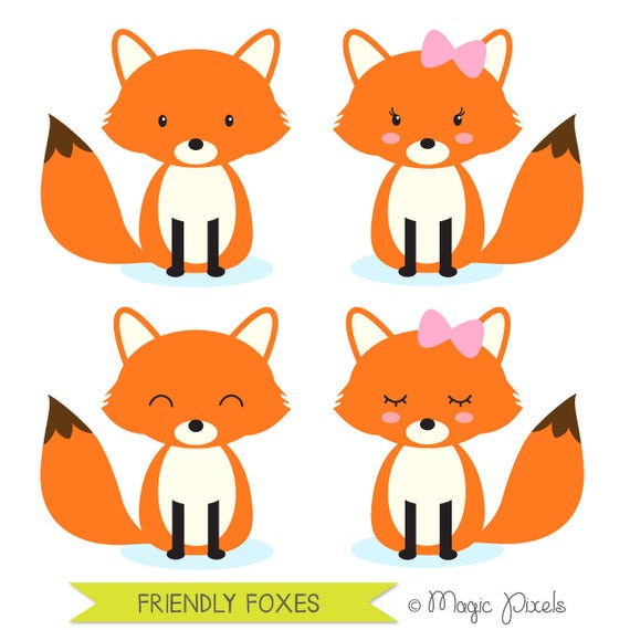 Detail Fox Animal Clipart Nomer 11