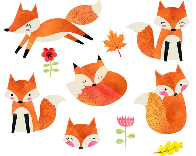 Detail Fox Animal Clipart Nomer 27