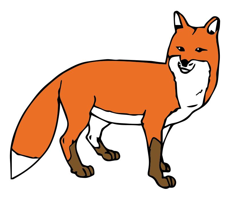 Detail Fox Animal Clipart Nomer 6