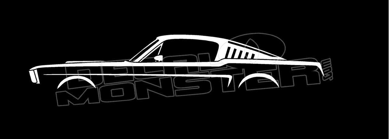 Detail Fox Body Mustang Silhouette Nomer 43