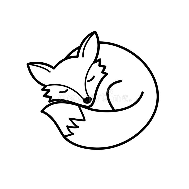 Detail Fox Clipart Black And White Nomer 18