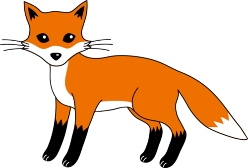 Detail Fox Clipart Black And White Nomer 36