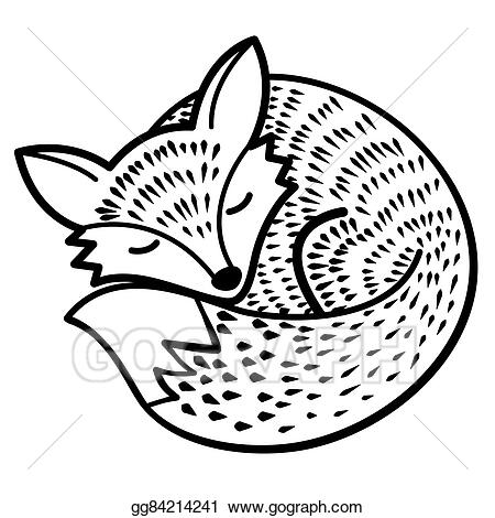 Detail Fox Clipart Black And White Nomer 49