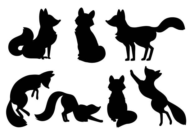 Detail Fox Silhouette Clip Art Nomer 4