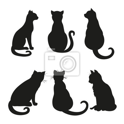 Detail Katze Silhouette Katze Vorlage Nomer 23