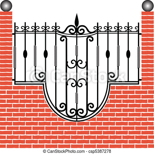 Detail Ziegelstein Zaun Nomer 16