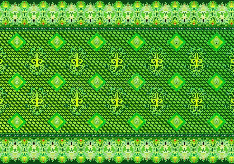 Detail Frame Batik Hijau Nomer 12