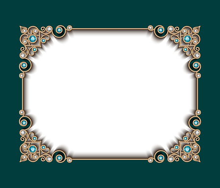 Detail Frame Batik Hijau Nomer 15