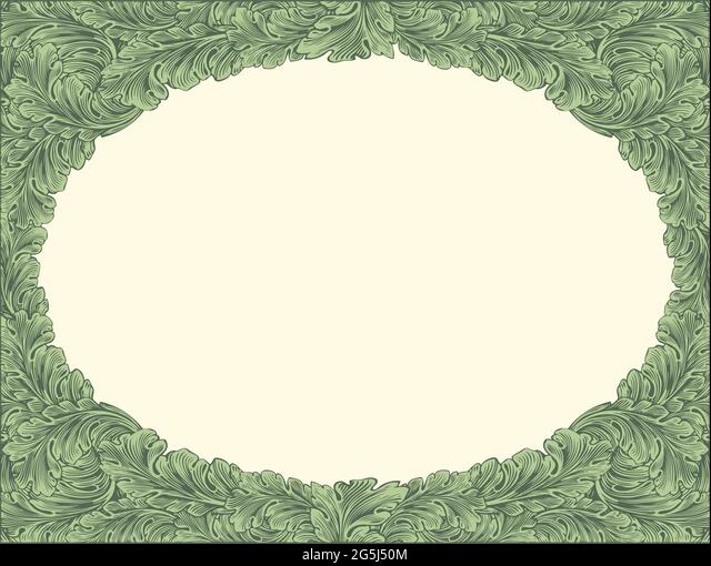 Detail Frame Batik Hijau Nomer 39