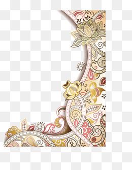 Detail Frame Batik Vector Nomer 30