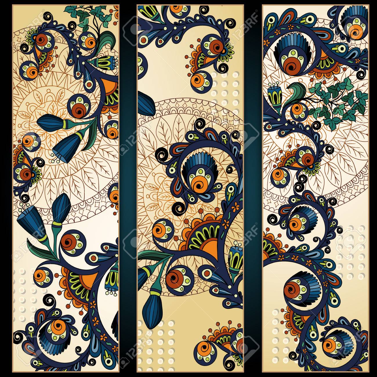 Detail Frame Batik Vector Nomer 31