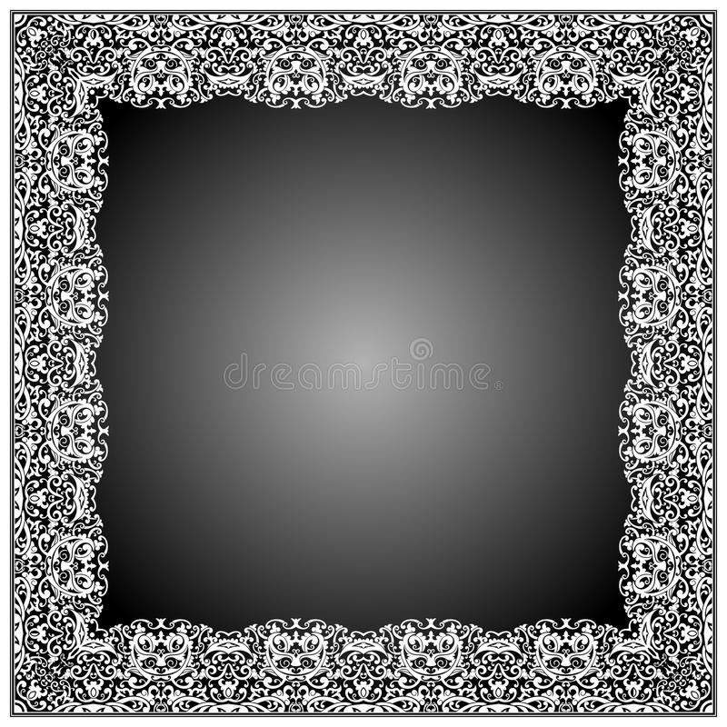 Detail Frame Batik Vector Nomer 42