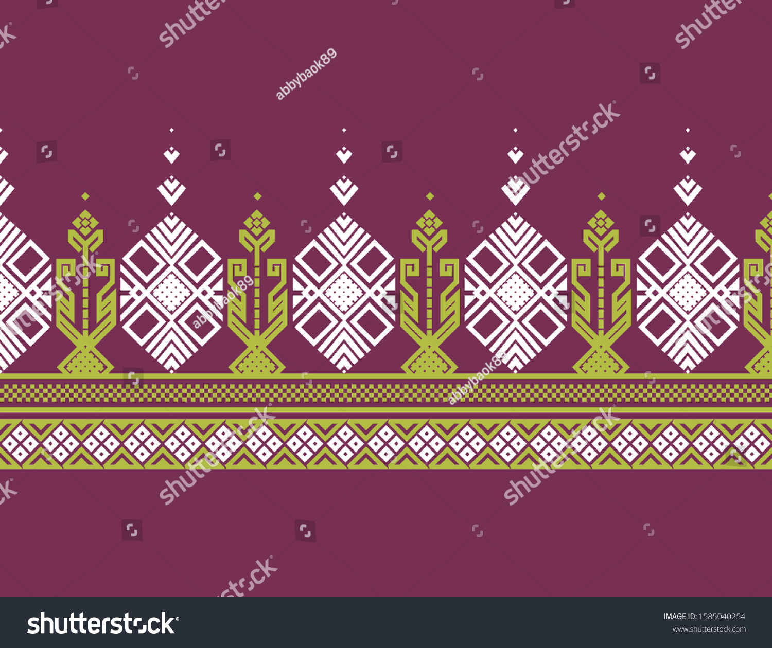 Detail Frame Batik Vector Nomer 43
