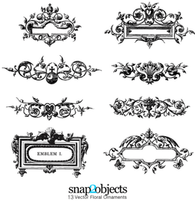 Detail Frame Batik Vector Nomer 7