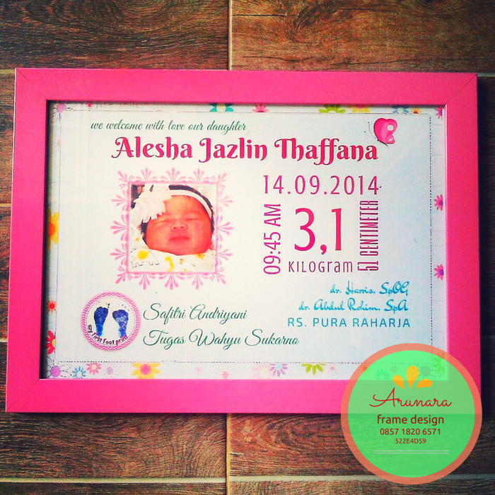 Detail Frame Bayi Baru Lahir Nomer 13