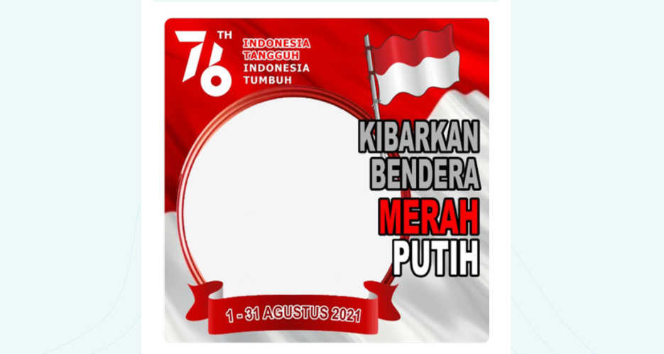 Detail Frame Bendera Merah Putih Nomer 19