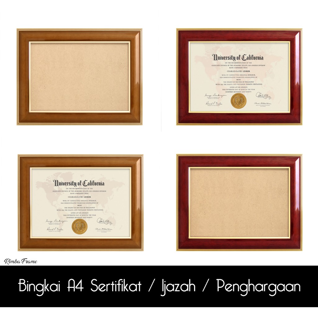 Detail Frame Bingkai Sertifikat Nomer 12